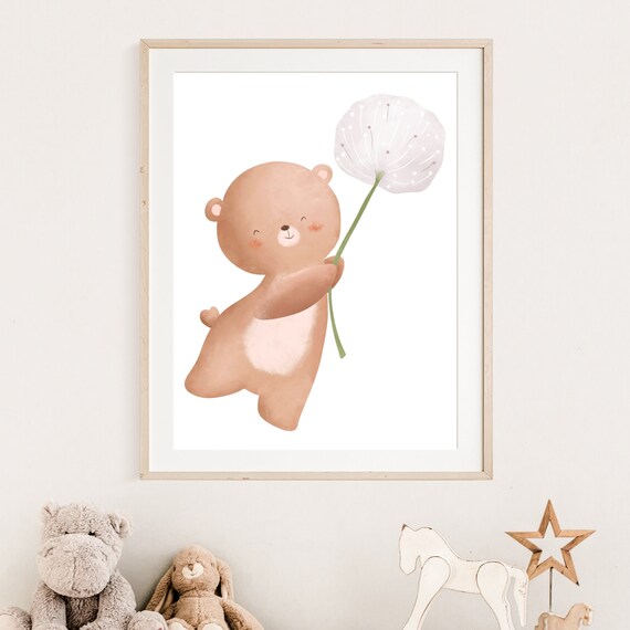 6 Mini Peluche Animali Del Bosco Aoriher 10 Cm – Orso, Coniglio, Volpe E Altri – Morbidi Con Catena