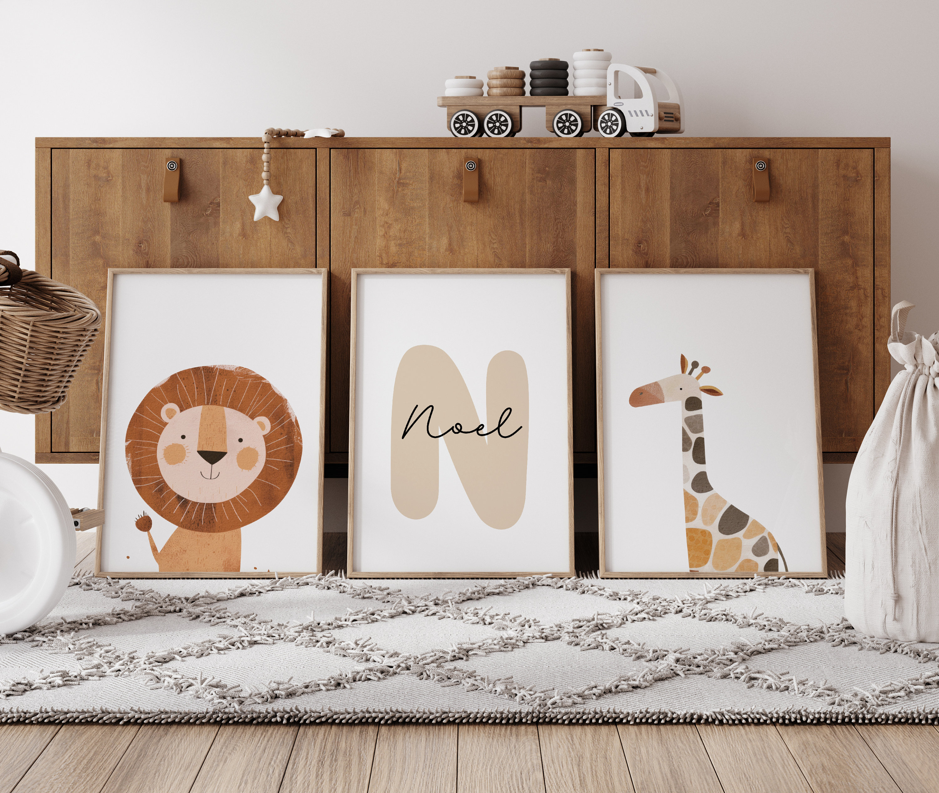 Custom Name Printables Safari Nursery Animals safari Animal Prints baby