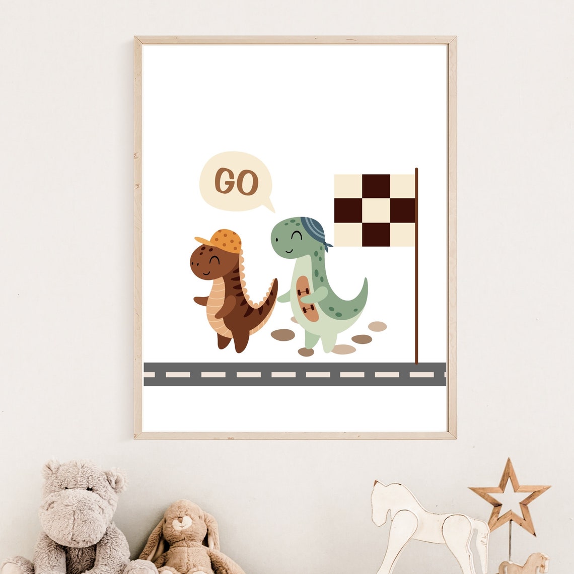 Set of 3 Dinosaur Nursery Prints,dinosaur Nursery,nursery Decor,baby ...