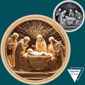 Jesus | Mapa de Profundidade | Mapa de Altura | Gravação a Laser 3D | Xtool | Arquivo PNG | Lightburn | CNC | Ilusão 3D | Png | Glowforge | Gtayscale | Reis