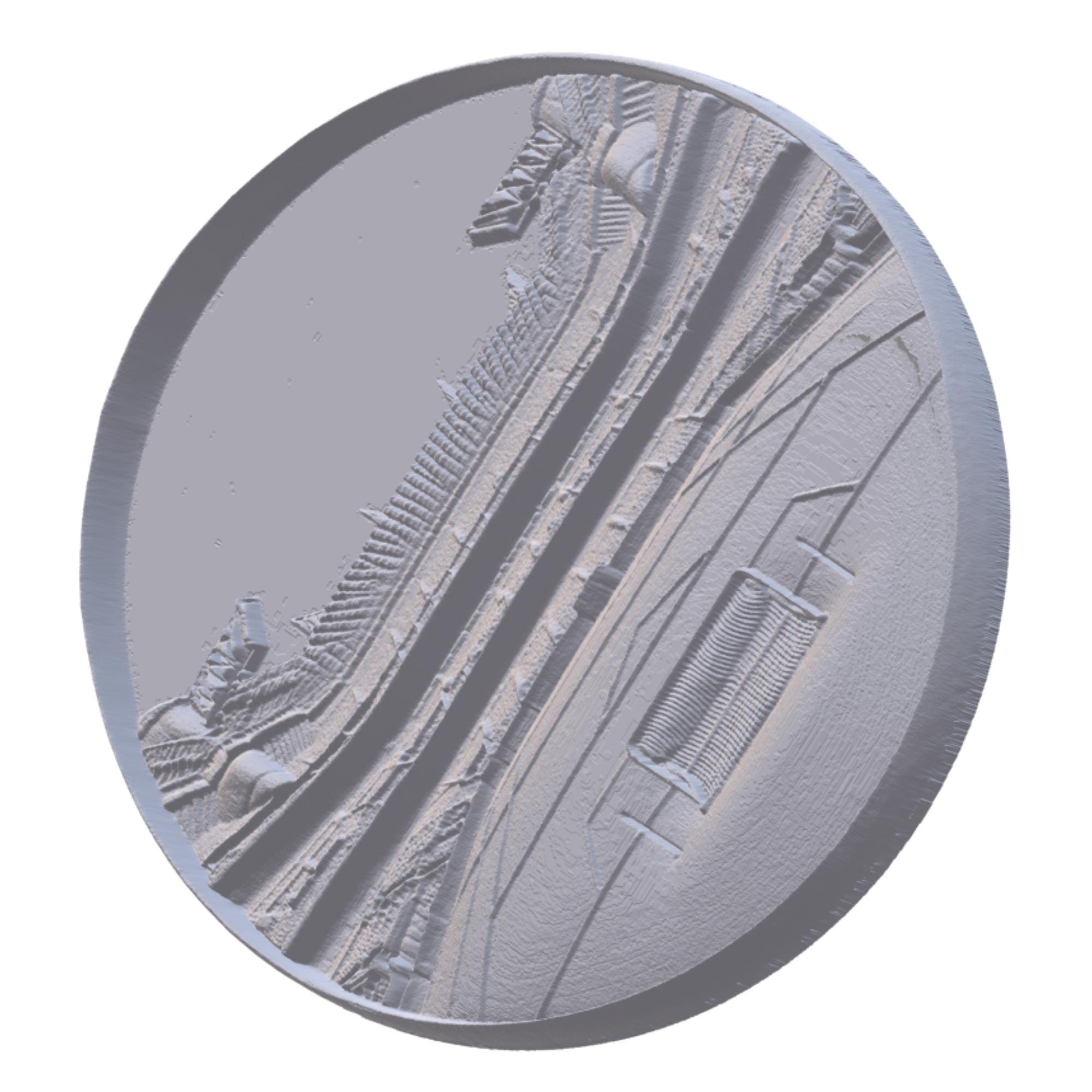 San Siro Stadium | STL File | Embossing | Depth, Height Map | Laser ...