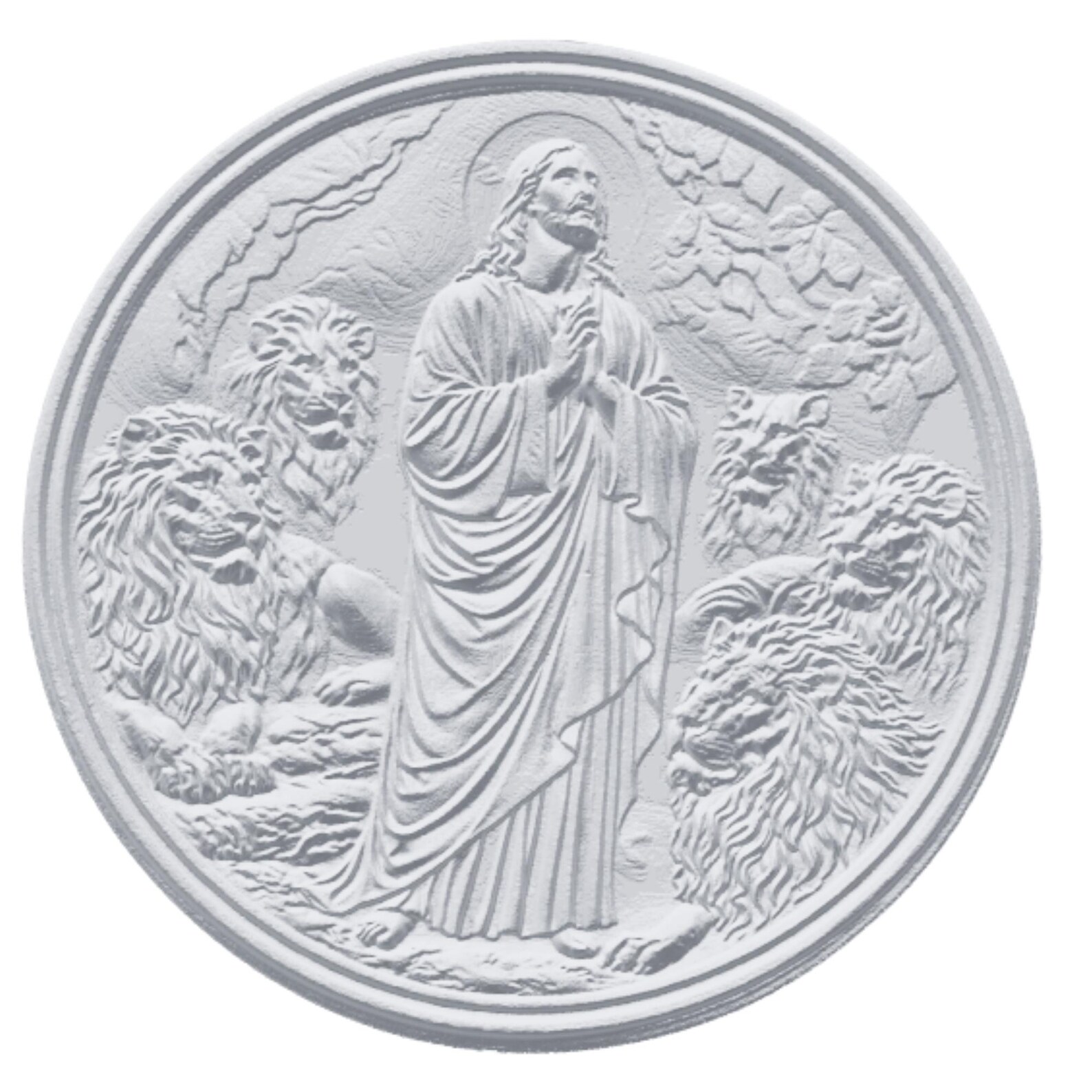 Daniel in the Den of Lions | STL File | Depth | Laser Cut | Laser ...