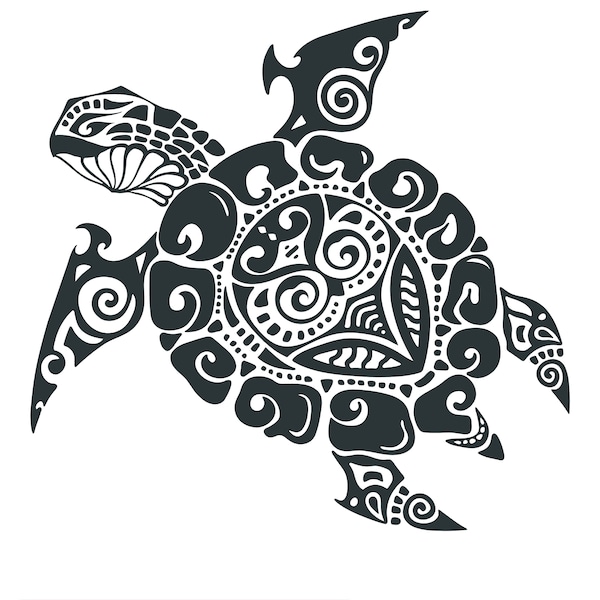 Tribal Turtles Svg,Turtle Art svg,Polynesian Svg,Turtle Crochet pattern,Art Of Polynesia, Tribal Pattern Svg,Maori Turtle,Koru Pattern,Art