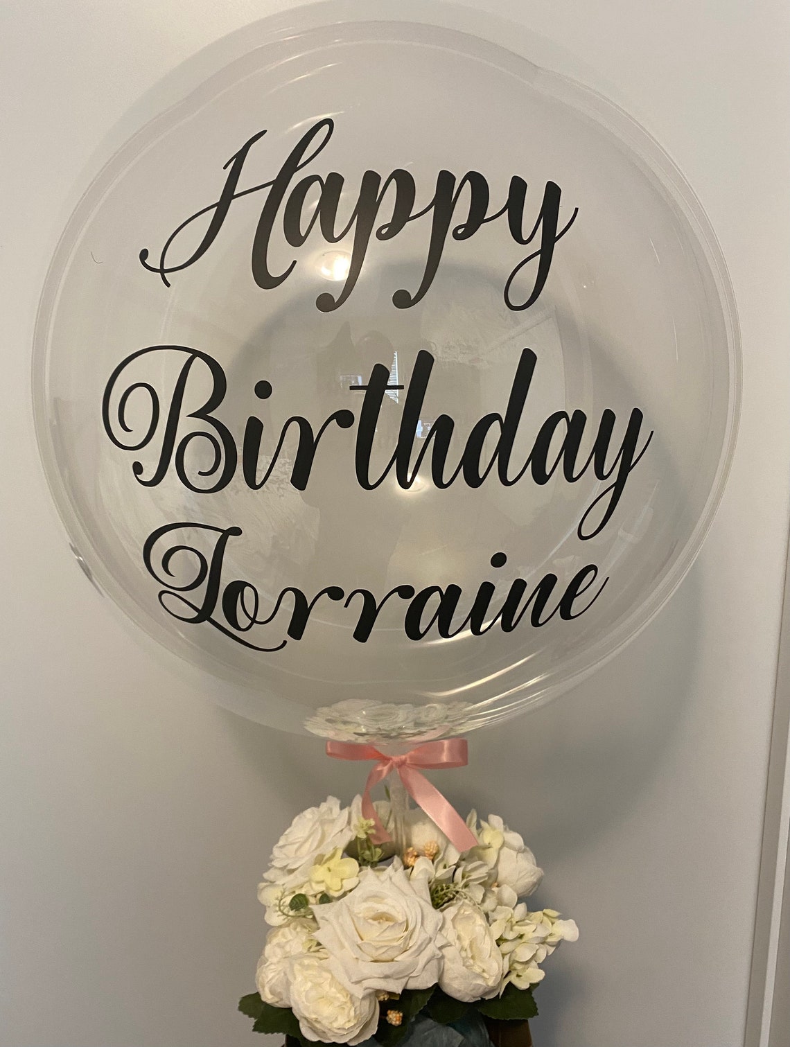Personalized Stickers for Balloons, Decals, Vinyl, Label, Birthday