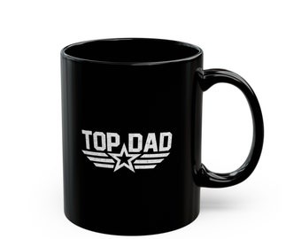 Mug papa, cadeau fête des pères, cadeau pour lui, tasse papa, meilleure tasse papa, meilleure tasse papa, tasse à café papa, tasse noire (11 oz, 15 oz)