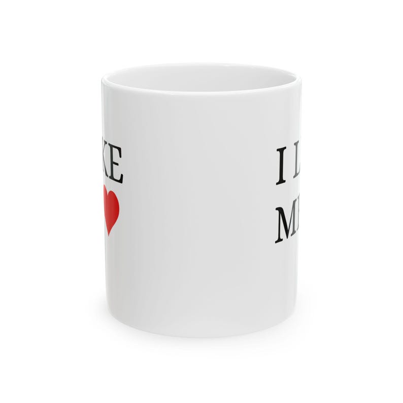 Deadpool Mug, I Like Me Mug, Movie Mug, Movie Lovers Gift, Coffee Mug, Self Love Mug, Heart Mug, Ceramic Mug, (11oz, 15oz) image 2