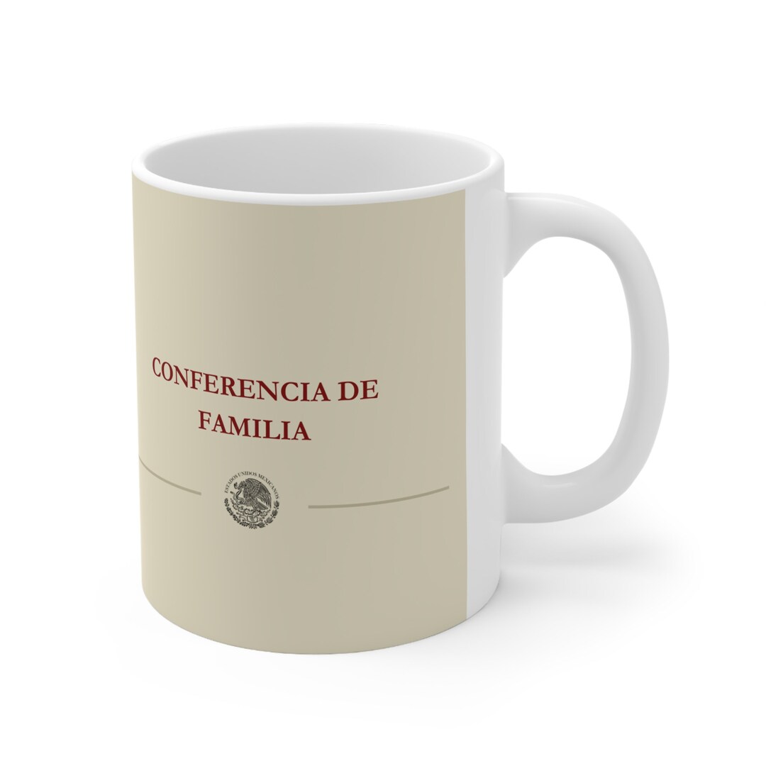 Tazza Da Caffè AMLO Presidente Unidos Mexicanos 325 Ml - Ceramica Lucida - 2