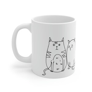 Cats Mug, Kitty Mug, Best Cat Mug, Cat Gift Mug, Ceramic Mug 11oz