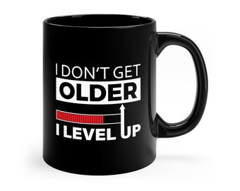 Adult Gamers Mug, Old Gamers Mug, Best Player Mug, Gift for Gamers, Funny Video Game Mug, Gamer Coffee Mug, 11oz Black Mug