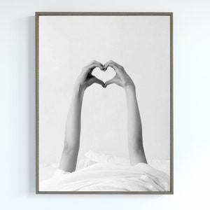 Black and White Cozy Bedroom Print: Self Love Poster, Hypebeast Wall Art, Digital Download