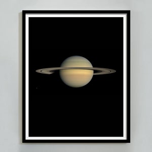 Saturn Print, Planet Wall Art, Solar System Poster, Digital Download, Science Classroom Decor, Space Wall Art, Saturn Poster, Wall Decor