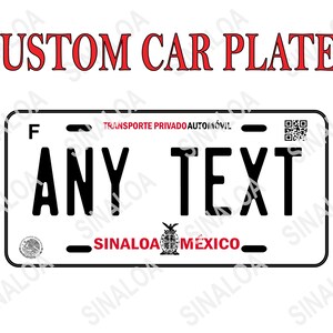 Decorative Car Plates State SINALOA/ Car Plate Mexico/ Decorative Car Plates SINALOA/ Quality Plate/ Mexico States Plates