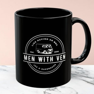 Men With Ven, Peep Show Mug, Funny British Sitcom