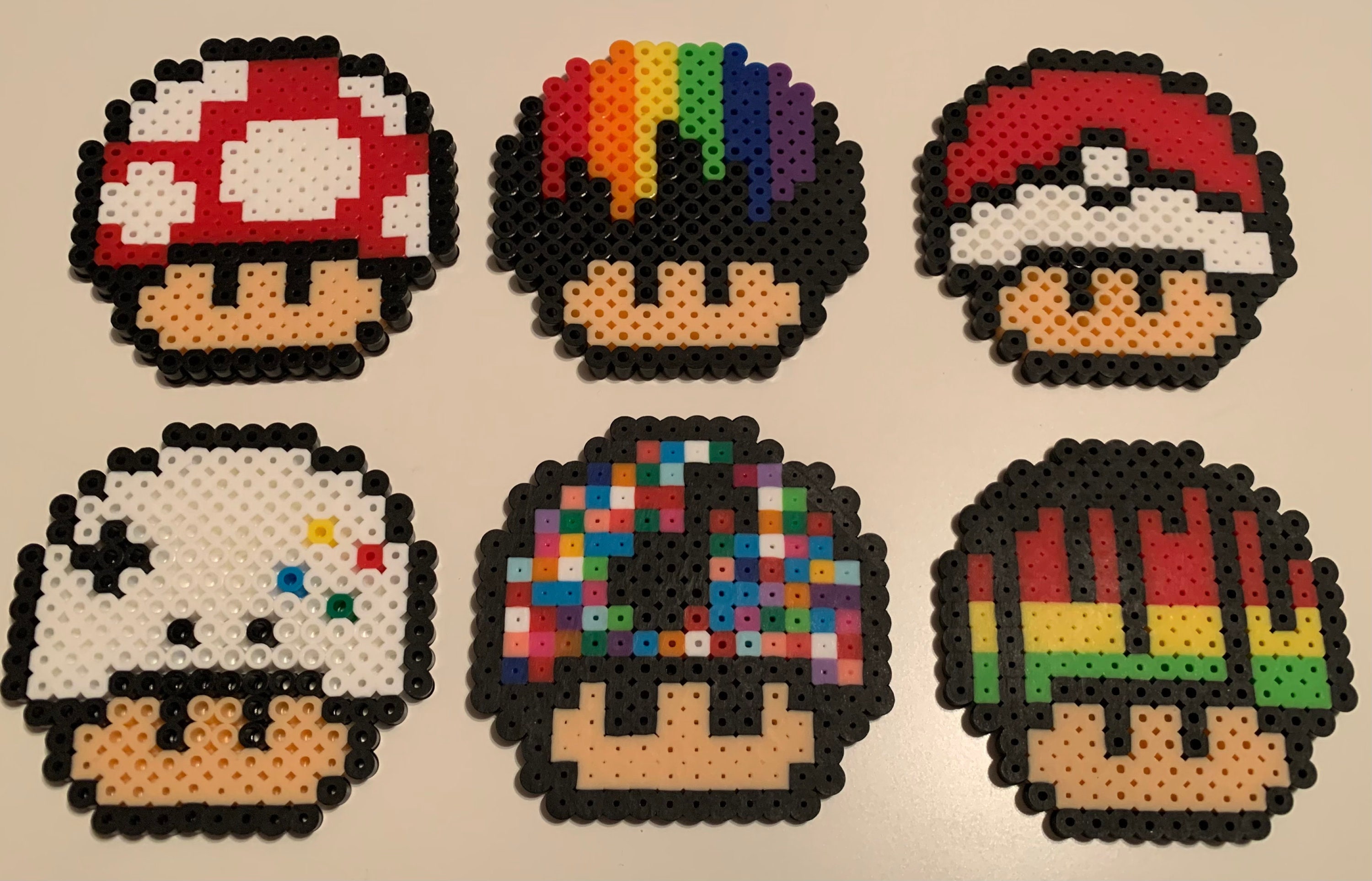 Mario 2024 mushroom pixel