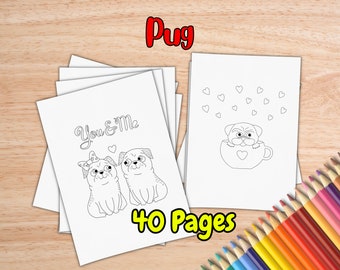 Carlini da colorare per ragazze dai 4 agli 8 anni di inkHORSE Publishing / Pagine da colorare per ragazze con 40 pagine da colorare digitali (download PDF)