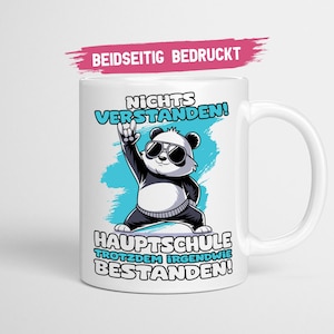 Hauptschule Abschlussgeschenk Tasse | Nichts verstanden Hauptschule trotzdem bestanden | Mittelschule bestanden Schulabschluss Geschenk