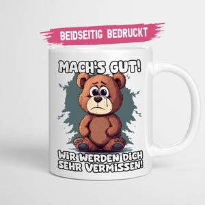 Farewell gift mug for colleague | Take care, we will miss you | Job change colleague gift