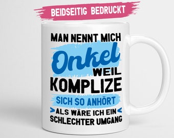 Onkel Tasse | Man nennt mich Onkel | Bester Onkel Geschenk Geburtstag Weihnachten