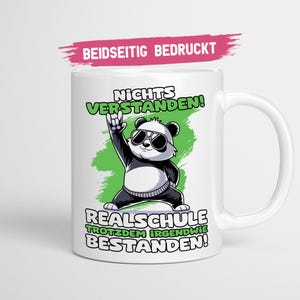 Realschule Abschlussgeschenk Tasse  | Nichts verstanden Realschule trotzdem bestanden | Realschulabschluss bestanden Schulabschluss Geschenk