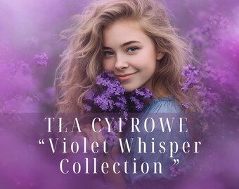 Violet Whisper Collection Digital Background Overlays Photoshop