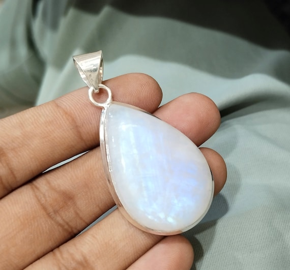 mantraroma Catena in argento 925 con ciondolo in argento 925 SUNA con pietra preziosa