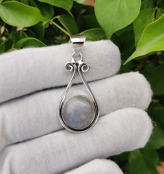 CIONDOLO CON PIETRA DI LUNA - Minerali GeoArt - Foto 9