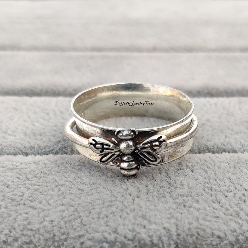 Bee Spoon Ring - Etsy