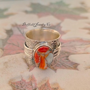 Oyster Copper Turquoise Ring, 925 Sterling Silver Ring, Women Ring, Handmade Ring, Gemstone Ring, Wedding Ring, Designer Ring, Jewelry Ring,