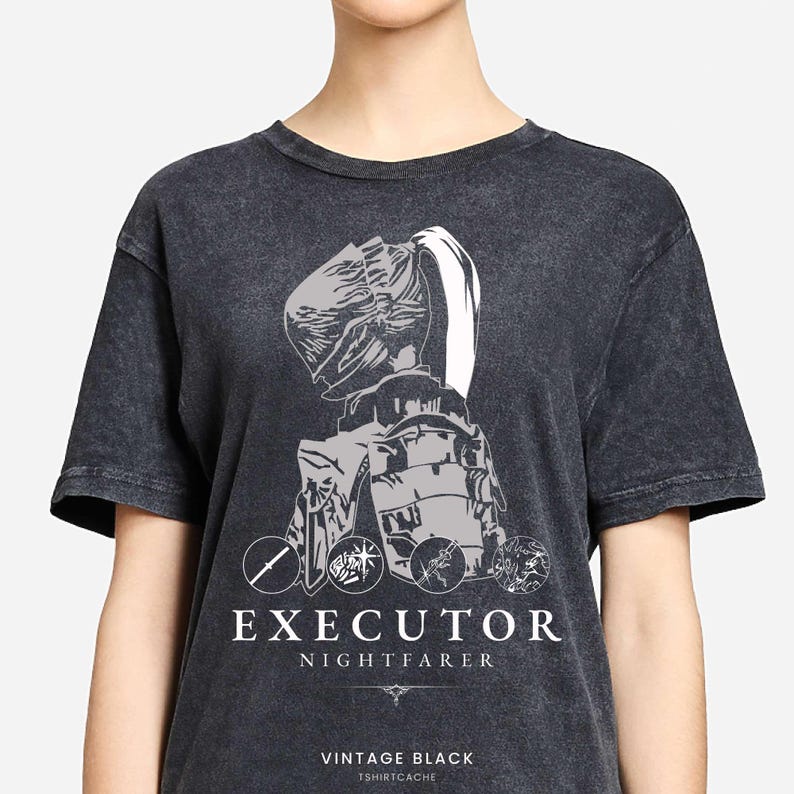 Elden Ring Nightreign Executor Shirt, Forsaken Hollow Nightfarer Sweatshirt, Fromsoft Video Game Sweater, Soulsborne Gamer Gaming Tee 2662 image 1