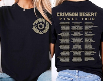 Crimson Desert Pywel Tour Hoodie,Video Game Emblem Sweatshirt,Greymane Kliff Main Story Sweater,Video Game Apparel Merch Gift For Gamer 2876