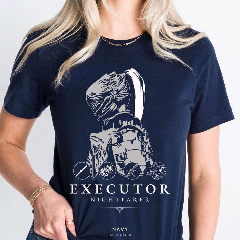 Elden Ring Nightreign Executor Shirt, Forsaken Hollow Nightfarer Sweatshirt, Fromsoft Video Game Sweater, Soulsborne Gamer Gaming Tee 2662 image 3