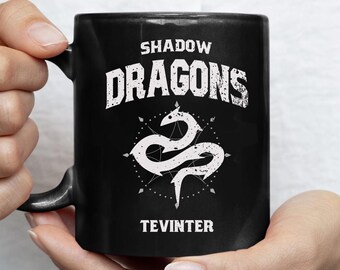 Dragon Age Shadow Dragons Emblem Mug, Dragonage Veilguard Coffee Cup,Video Game Inspired Mugs,Gifts For RPG Gamer,Cozy Gamer Accessory 2687M