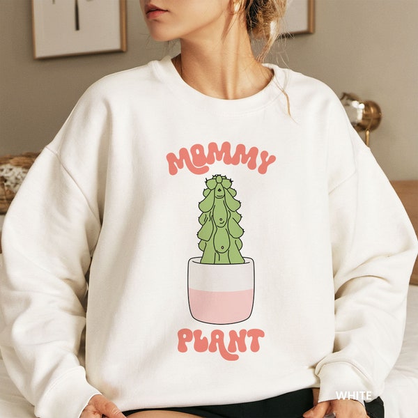 Boobie Kaktus Mama Pflanzen Shirt, Nie genug Kaktus Sweatshirt, Muttertagsgeschenk für Pflanzen Mutter, Cottage Kern Zimmerpflanze Gartenarbeit T-Shirt 1523