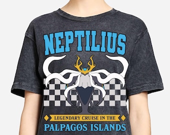 Palworld Neptilius Travel Shirt, Water Pal Video Game Streamer Merch, Comfort Colors Monster Tamer T-Shirt, Cute Lets Play Sweatshirt 3014