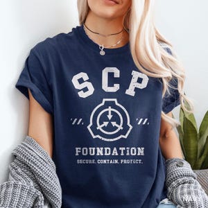 SCP Foundation Sweatshirt, Scp Merch, Secure Contain Protect TShirt, Scp Universe Gift For Fans, Scp Logo Shirt, Scp Emblem Sweater 2870
