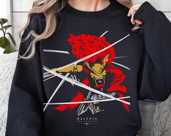 Malenia Elden Ring Shirt, Eldenring Boss Merch, Fromsoft Video Game Sweatshirt, Dark Fantasy Soulsborne Lover Gift For Gamer Boyfriend 2519