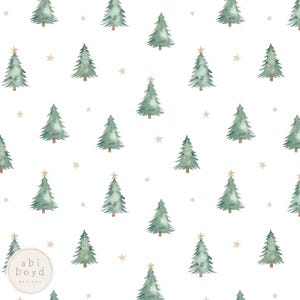 Archivo sin costuras de árbol de Navidad simple, lindo patrón navideño repetido, archivo sin costuras de Navidad para uso personal y comercial