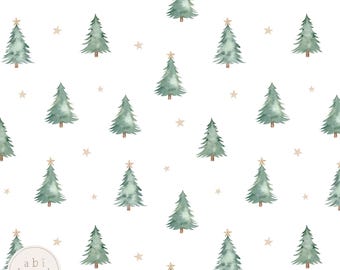 Simple Christmas Tree Seamless File, Cute Xmas Repeating Pattern, Christmas seamless file for Personal and Commercial Use