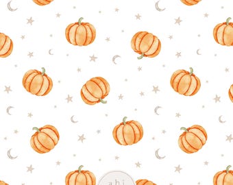 Pumpkin Seamless Pattern for Commercial Use, Cute Pumpkin Pattern, Spooky seamless file, Halloween Digital Paper