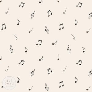 Music Notes Seamless Pattern / Musical notes Repeating Pattern / Musician Digital Paper for Commercial Use / Art File / Seamless Pattern