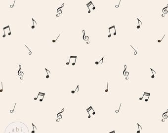 Musiknoten Seamless Pattern / Musiknoten wiederholendes Muster / Musiker Digital Papier für kommerzielle Nutzung / Kunstdatei / Nahtloses Muster
