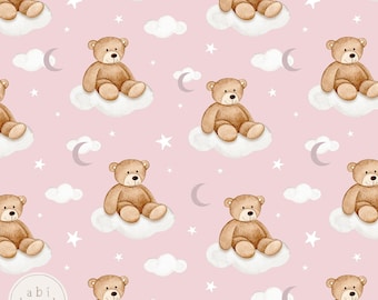 Teddy Bear Seamless Pattern, Repeating Pattern, Teddy Bear seamless file, Repeat Tile, New Baby, Bear Seamless seamless file
