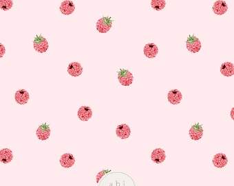 Simple Raspberries Seamless Pattern, Cute Pink Berries Repeating Pattern, Watercolor Raspberry seamless file, Personal and Commercial