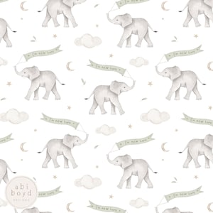 New baby Seamless Pattern, I'm new here Repeating Pattern, New Arrival seamless file, New Born, Welcome baby, Little one, gender neutral