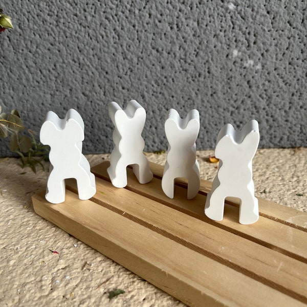 Silicone Mold bunny Insert for tray- Easter rabbit Decorations