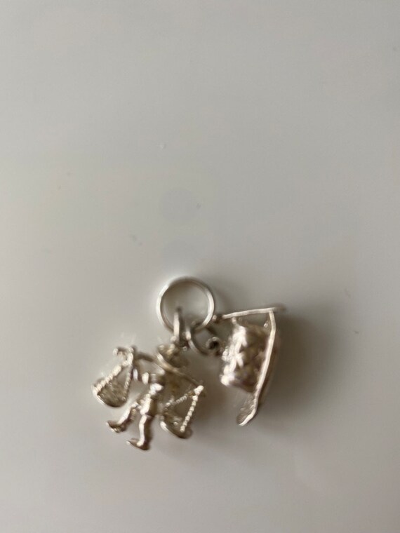 Vintage silver asian charms - image 2