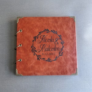 Personalisiertes Hochzeitsgästebuch, Hochzeitsgästebuch Einzigartig, Benutzerdefiniertes Gästebuch Dekor, Personalisiertes Gästefotobuch, Verlobungsunterzeichnungsalbum