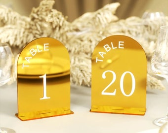 Table Numbers, Wedding Table Number, Wedding Table Decor, Reception Signage, Acrylic Table Signs, Elegant Centerpiece
