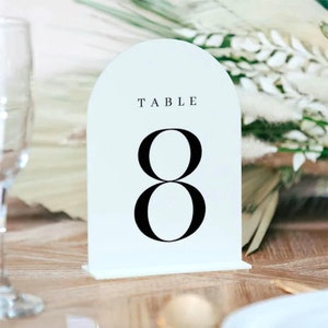 Números de mesa, Número de mesa de boda, Decoración de mesa de boda, Señalización de recepción, Letreros de mesa acrílicos, Centro de mesa elegante