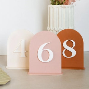 Números de mesa acrílicos, números de mesa para casamento, peça central de casamento elegante, peça central de acrílico, decoração de chá de panela
